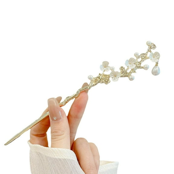 ZOUBAOQ Womens Ancient Tassel Hairpin For Women Ancient Lantern Hair Flower New Stick Hair Chinese Tassel tools women,beads hand fixed clip 3.5 chopsticks accessories,kids clip bang