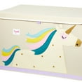 thumbnail image 2 of 3 Sprouts Collapsible Toy Chest Storage Bin for Kids Playroom, Unicorn, 2 of 10
