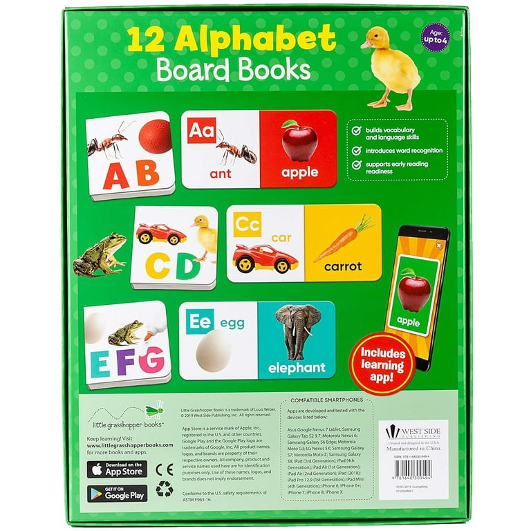 Early Learning Alphabet (12 Board Book Set), (Board Book
