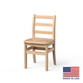 thumbnail image 3 of Foundations Little Scholars Kids Wooden Chair, 14", 2 pack, 3 of 5