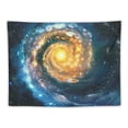 thumbnail image 5 of Orinice Spiral Galaxy Beeple Space Art Tapestry Wall Hanging Unique Style Graphic Tapestries Home Wall Decor for Living Room Bedroom Apartment Farmhouse Dorm 40x60inch, 5 of 6