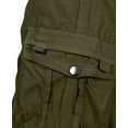thumbnail image 2 of Mens Distressed Belted Cotton Cargo Shorts, 2 of 5