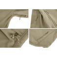 thumbnail image 6 of TACVASEN Mens Hiking Hooded Warm Fleece Jacket Coat Khaki 2XL, 6 of 7