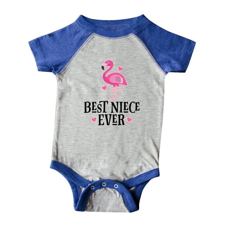 

Inktastic Best Niece Ever Flamingo From Aunt Gift Baby Girl Bodysuit
