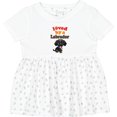 thumbnail image 3 of Inktastic Labrador Retriever Dog Black Lab Girls Baby Dress, 3 of 5