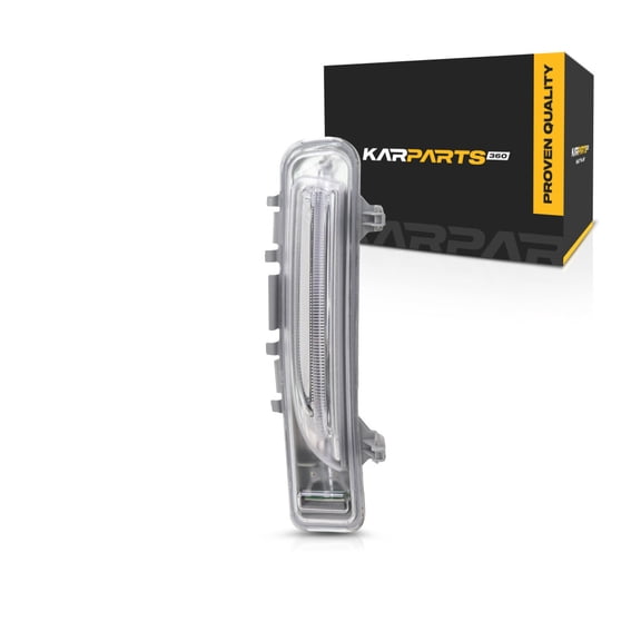 CarLights360: For Ford Edge Parking Light Assembly 2011 2012 2013 2014 Passenger Side | LED | w/ Bulbs | DOT Certified | Replacement For FO2521186 | BT4Z 13200 A