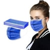 Cotonie Adult Disposable Face Masks 10PCS Women Man Solid Mask Disposable Face Mask 3Ply Ear Loop Anti-PM2.5 Mask