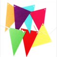 thumbnail image 2 of 5 uds pancarta de fiesta forma triquetro tela de fieltro 18x15x6cm banderines de bandera decorativa para decoración de fiesta bandera de color, 2 of 13