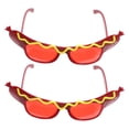 thumbnail image 1 of Luxshiny 2 Pcs Lunettes de Costume Hot Dog Rouges Légères Accessoires de Fête Amusants, 1 of 8