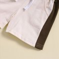 thumbnail image 4 of Toddler Boys 2 Piece Outfit Short Sleeve Boy Clothes Color Block Print Graphic T Shirt Shorts Elastic Waist Sets Casual BW2 2-3 Years, 4 of 8