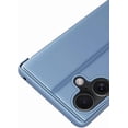 thumbnail image 6 of Case for iPhone 16 Plus Case Clear View Mirror Makeup Luxury Design Bookstyle Leather Flip Case with Kickstand Shockproof Case Cover for iPhone 16 Plus 6.7 inch QH Gold, 6 of 10