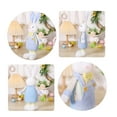 thumbnail image 4 of Stuffed Bunny Plush Toy Soft Doll with Floral Dress and Bow for Home Decor and Gift Suitable for Friends and Family, 4 of 5