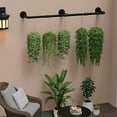 thumbnail image 4 of Wall Mounted Clothes Rack 60in, Industrial Pipe Clothing Racks Wall Mount, Heavy Duty Detachable Iron Garment Bar, Saving Space, Multi-Purpose Hanging Rod for Bedroom, Laundry Room, 2 Packs, 4 of 7
