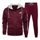 thumbnail image 5 of Otoño e invierno, nuevo suéter informal a rayas sueltas para hombre, traje deportivo Pompotops oipoqjl29168, 5 of 9