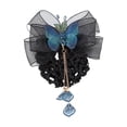 thumbnail image 1 of CSChome Filet de Cheveux Élastique à Franges Décoratif pour Femmes Accessoires de Cheveux, 1 of 7