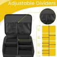 thumbnail image 3 of Golf Trunk Organizer Car Golf Locker 18 x 14 x 9 In with 5 Separate Ventilated Compartment Golf Organizer for Car, 3 of 7