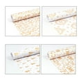 thumbnail image 5 of Sulaicai Christmas Wrapping Paper Rolls, Traditional Holiday Gift Wrap Paper, Gold and White Letters Xmas Tree Snowflakes Pine Cones Wrapping Paper for Christmas, Holiday, Party, 9.84 Ft, 5 of 9