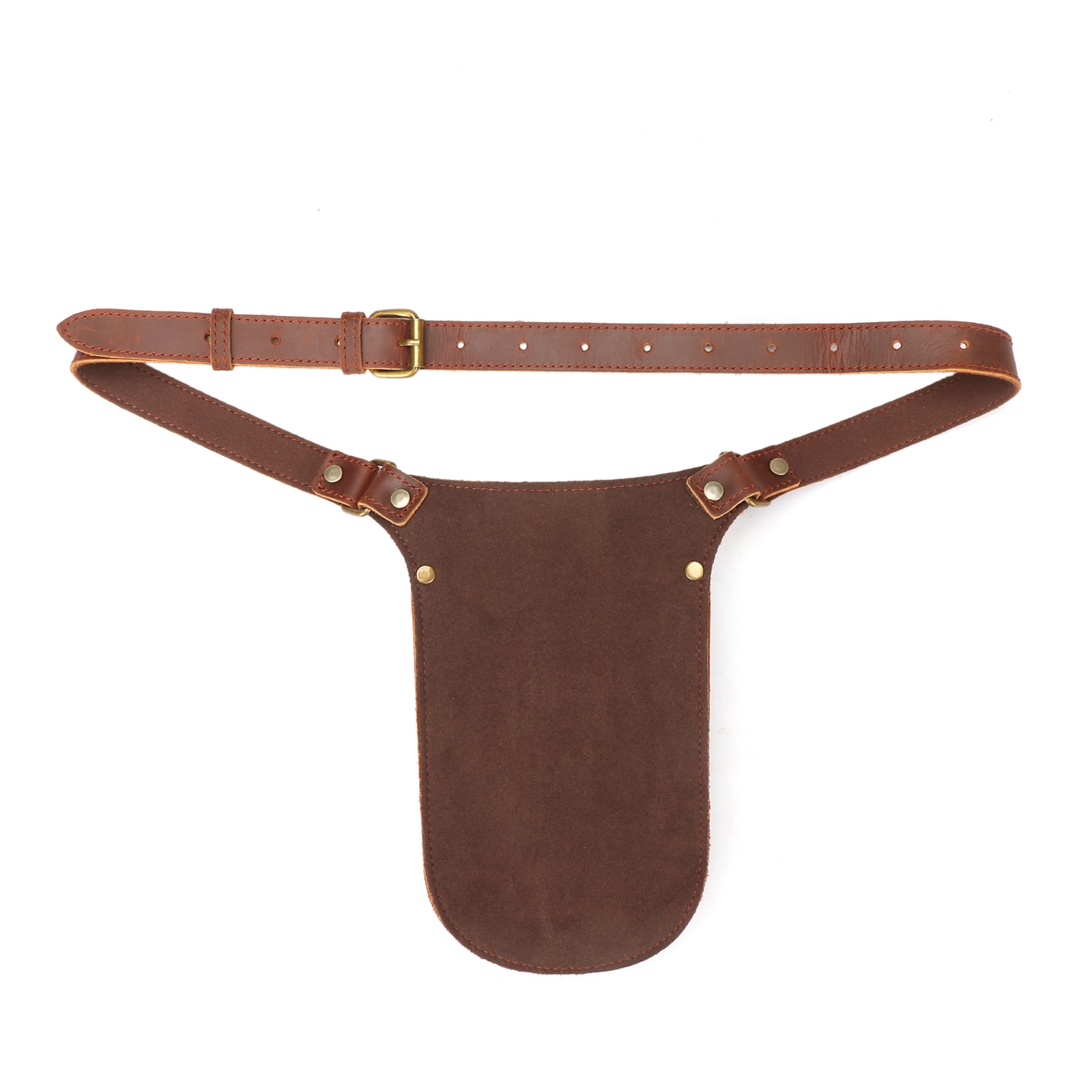Tourbon Leather Gardener Carry Pouch Florists Tool Belt Bag for Carpenter with 4 Pockets