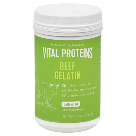 Vital Proteins Beef Gelatin 100% Pure Collagen Protein Unflavored -- 16 oz(BB- 9/1/2022)