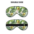 thumbnail image 2 of Goofa Green Tropical Printed Sleep Eye Mask for Men Women, Zero Eye Pressure Sleeping Mask, Light Blocking Night Blindfold, Soft Eye Shade Cover, 2 of 7