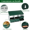thumbnail image 2 of Poultry Feeder Chicken Feeder Automatic 3 Chicken Nesting Boxes for Laying Eggs, Galvanized Steel Hen Nesting Box, 2 of 7