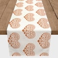 thumbnail image 3 of Creative Products Mini Heart Pattern Orange 16x72 Poly Twill Table Runner, 3 of 3
