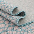 thumbnail image 5 of Outdoor Zrand Collection Area Rug Pink and Aqua - 10'8" Square, 5 of 5