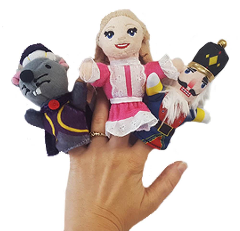The Nutcracker Finger Puppet (Set of 3 Characters) Great Christmas