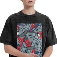 thumbnail image 3 of Spider-Man Men's Vintage Washed Drop Shoulder Short Sleeve T-Shirt, 3 of 7
