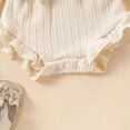 thumbnail image 7 of Farysays Newborn Infant Baby Girl Clothes Cotton Linen Long Sleeve Smocked Bubble Romper Ruffle Bodysuit Jumpsuit Fall Outfit, 7 of 7