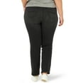thumbnail image 3 of Lee Women's Plus Size Ultra Lux Long Straight Jean, 3 of 7