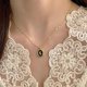 thumbnail image 5 of Collar con colgante de flor Irregular para mujer Y2k, temperamento de Camelia rosa francesa Vintage, joyería de moda, regalo para mujer, dorado, 5 of 5