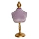 thumbnail image 3 of Expositor de busto para collares, soporte para exhibición de busto de joyería, maniquí estable para collares, para centros comerciales, tiendas Con base, 3 of 8
