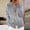 Grey, variant on Women Cardigan Sweater Long Sleeve Knit V-Neck Button Up Cardigan for Women Open Front Purple Sweaters Winter Essentials