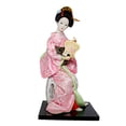 thumbnail image 3 of Esquirla Japanese Geisha Kimono Dolls, 12 inch Traditional Ornament Lady Statuette Miniature Figurines for Bedroom Tabletop Girl Women F, 3 of 8