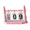 thumbnail image 3 of Dualoai Desk Calendar Ideal Gift Small Standing Flip Calendar for School Home Office Pink, 3 of 9