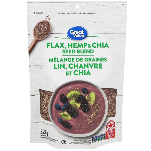 Great Value Flax, Hemp & Chia Seed Blend