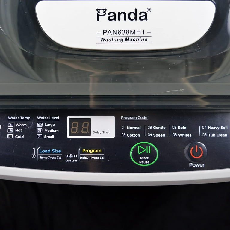 Panda Laveuse compacte portative Panda, 10 lb 1,38 pi³ Capacité, lave-linge  à chargement p