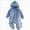 Blue, variant on 6-9 Months Infant Jumpsuit Baby Romper Newborn Infant Clothes Boys And Girls Baby Rompers Long Sleeve Newborn Fall Winter Clothes,Grey Jumpsuit Sleep & Play One-Piece Bodysuit