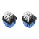 thumbnail image 1 of 2X para C4 307 Partner 3008 5008 Resistencia de enfriamiento del ventilador del radiador 1308CP 9662240180 9673999980 1308CX, 1 of 5