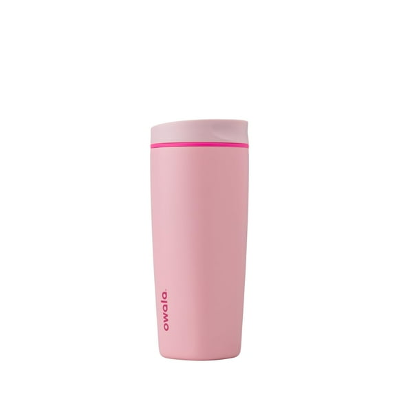 Vaso de café Owala SmoothSip Slider, aislante, 600 ml, rosa