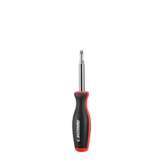 Arrow 6-in-1 Multi-bit Screwdriver/Nutdriver with Storage Compartment
