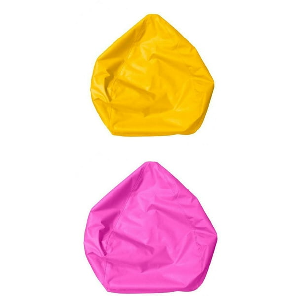 Funda De Bolsa De Frijoles Impermeable Sin Relleno Soporte Para Animales De Peluche Amarillo+Funda Impermeable Para Frijol Sin Relleno Soporte Para Animales De Peluche