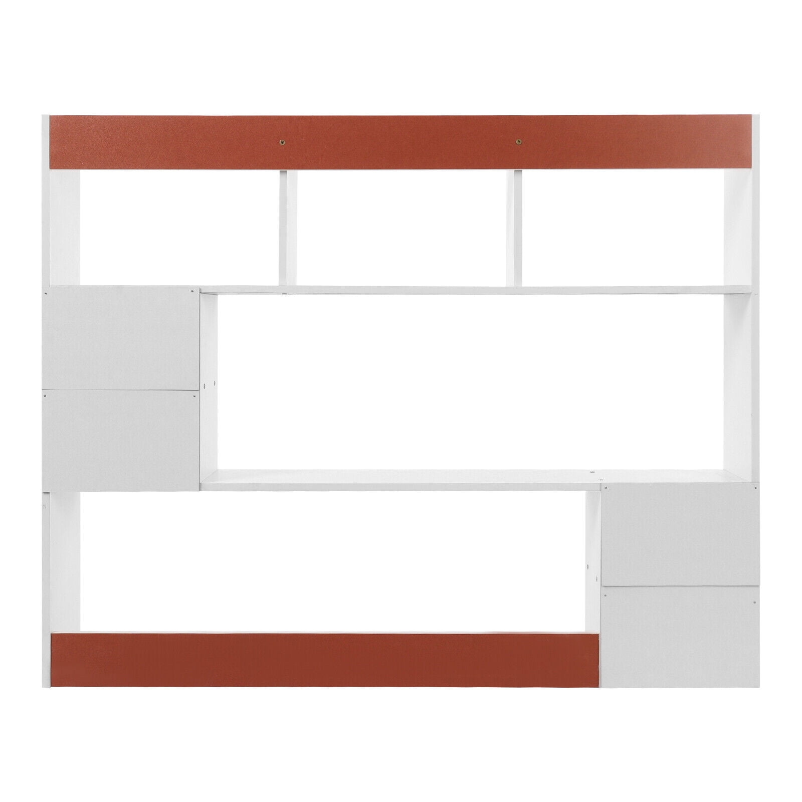 3 Tiers 100cm Office Desktop Organizer Stand Storage Rack Tabletop Display Rack