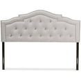 thumbnail image 3 of Baxton Studio Edith Tufted Queen Panel Headboard in Grayish Beige Fabric, 3 of 6