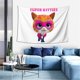 thumbnail image 5 of Tapiz de Super Kitties para colgar en la pared, tapiz artístico para decoración del hogar, 60 x 40 pulgadas, 5 of 5