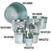 Witt Industries W10100 10 quart galvanized steel pail 12/ctn