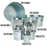 Witt Industries W10100 10 quart galvanized steel pail 12/ctn