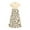 Beige, variant on Isvgxsz New Summer Dresses for Girls Fashion Print A-Line Long Dress Short Sleeve Crew Neck with Pocket Soft Comfort Flower Girl Dresses 9-10 Years（150） Beige