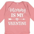 thumbnail image 4 of Inktastic Mommy is My Valentine Boys Boys Long Sleeve Baby Bodysuit, 4 of 5